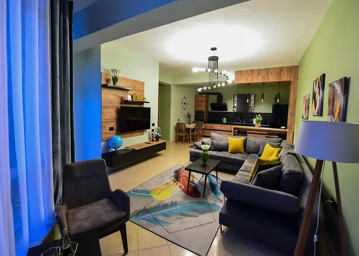 Apartment Cityscape 2br Kavaja St, 11 Fl, Dajti View